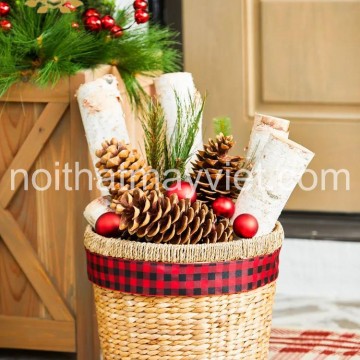 Trang Trí Noel Mây Tre TTNE006